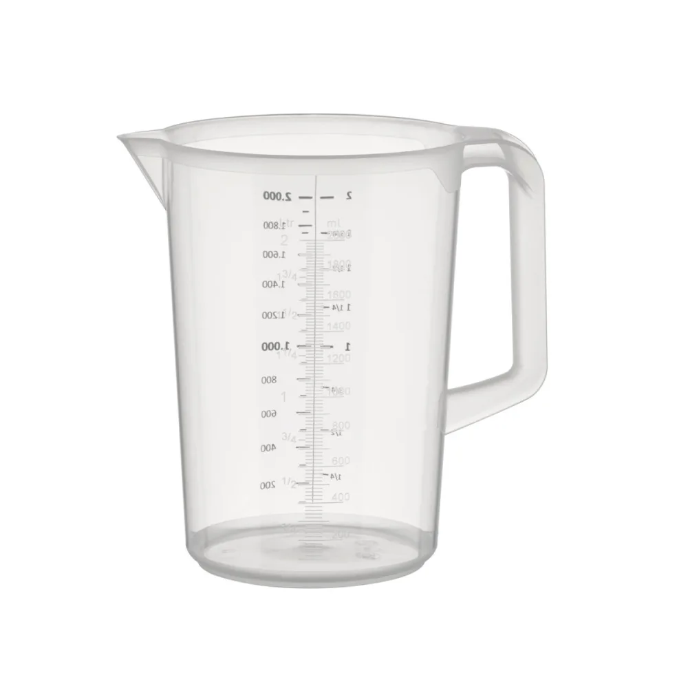APS Messbecher ; 2000 ml, 15.5x20.5 cm (ØxH); transparent; rund
