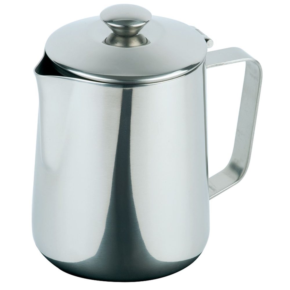 APS Kaffeekanne/Teekanne, mit Klappdeckel, Edelstahl; 350 ml, 8x11 cm (ØxH); silber; rund