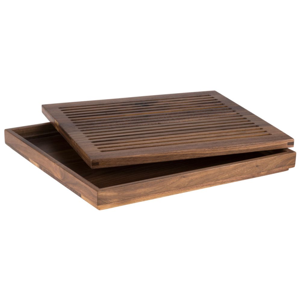 APS Brotschneidebrett GN 2/3; 35.4x32.5x3.5 cm (LxBxH); braun; rechteckig