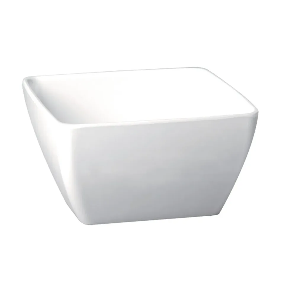 APS Schale PURE, Melamin, eckig; 1500 ml, 19x19x9 cm (LxBxH); weiss; quadratisch