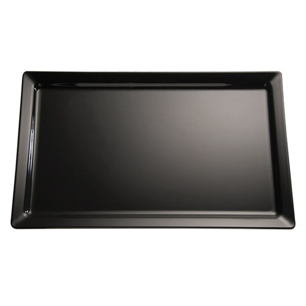 APS GN 2/4 Tablett PURE, Melamin; GN 1/1, 53x32.5x3 cm (LxBxH); schwarz; rechteckig
