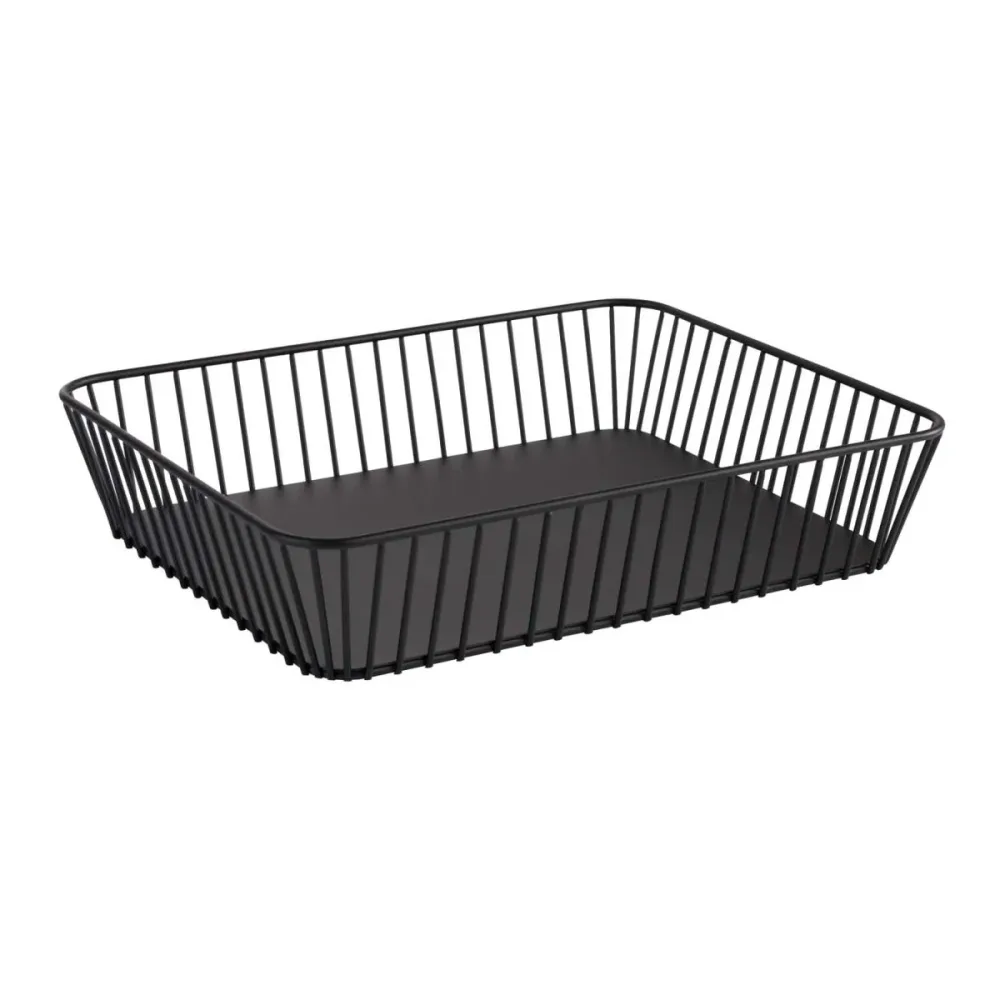 APS GN 1/2 Korb URBAN; GN 1/2, 32.5x26.5x7.5 cm (LxBxH); schwarz; rechteckig