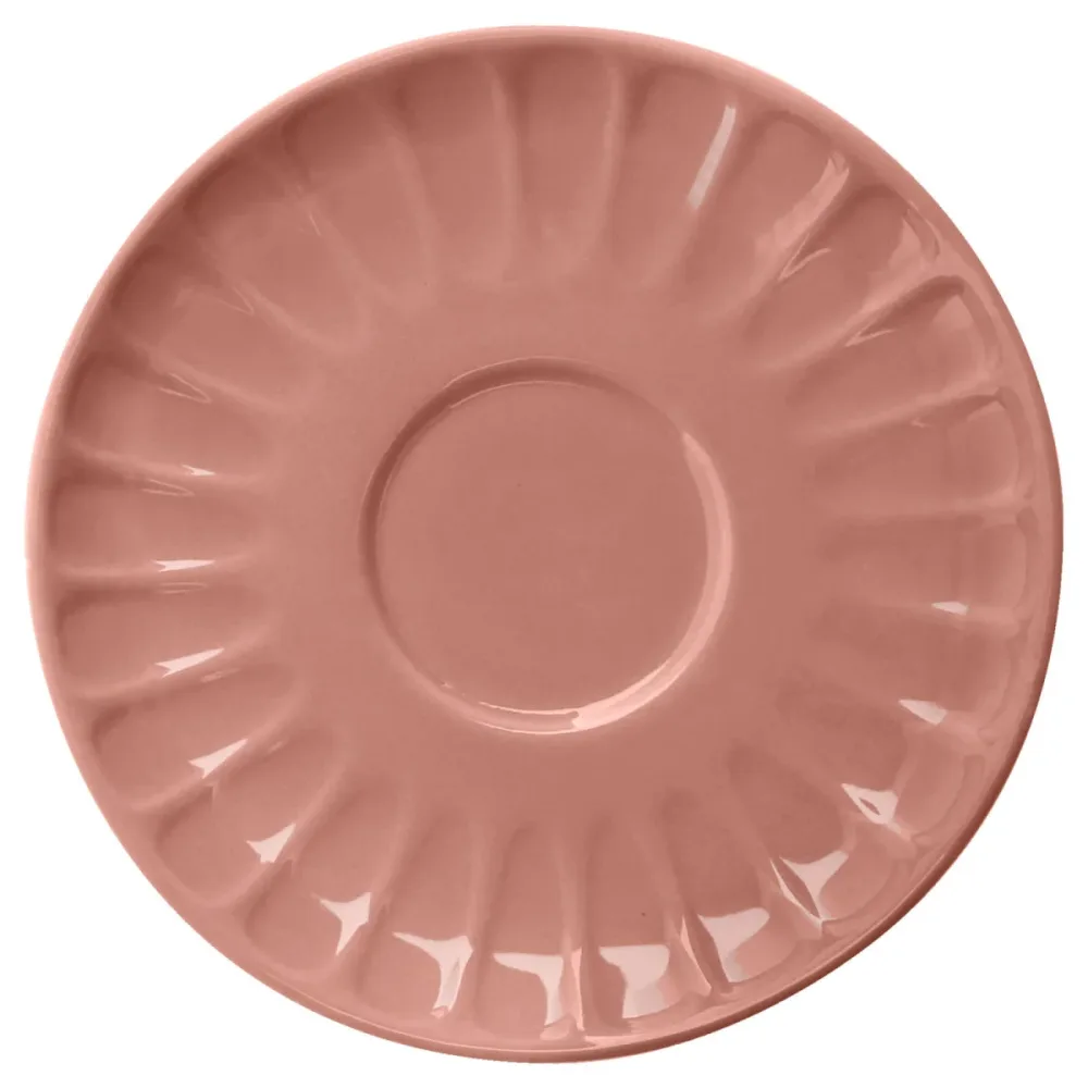 VEGA Kombi-Untertasse Bel Colore; 14 cm (Ø); rosé; 6 Stück / Pack
