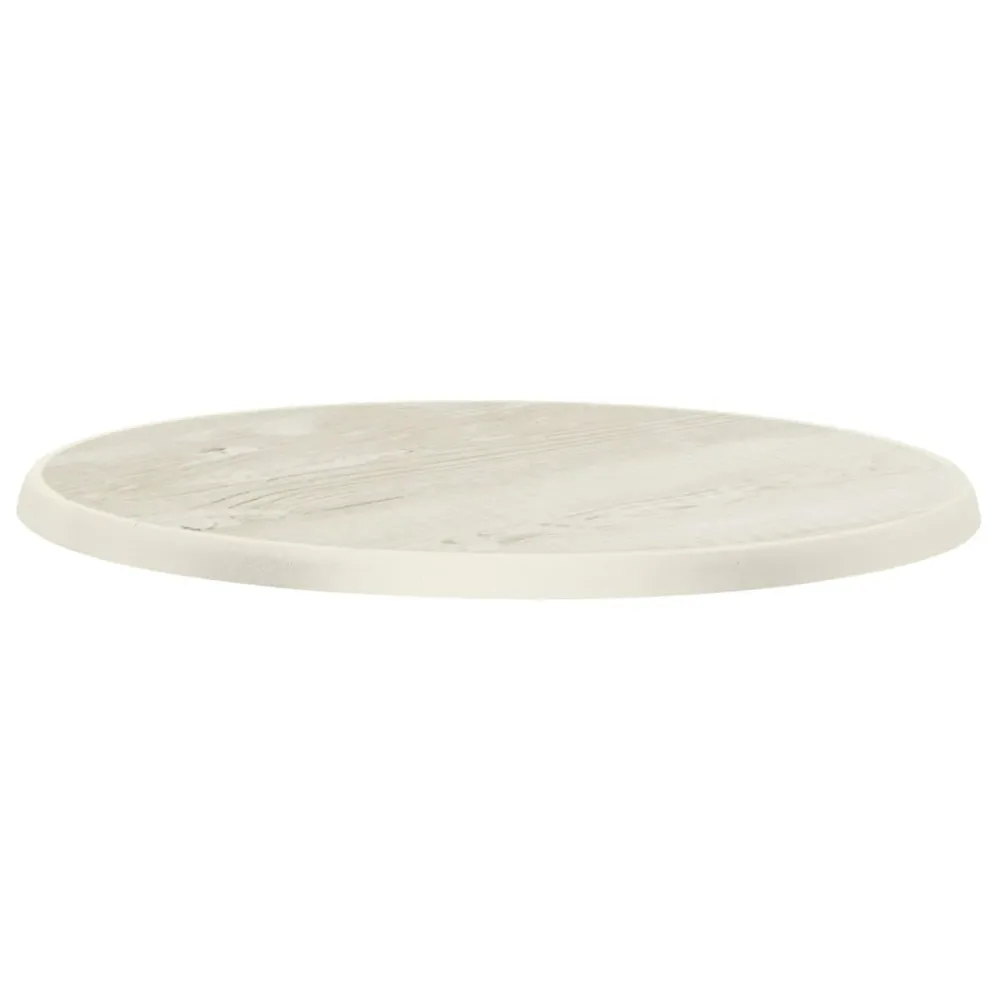 PULSIVA Tischplatte Sevelit rund; 60 cm (Ø); pinie/weiss; rund