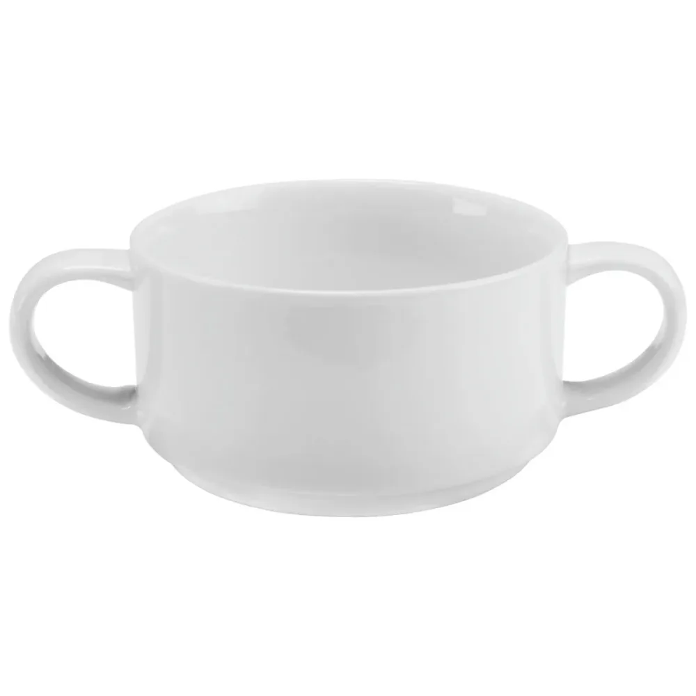 PULSIVA Suppentasse Ronda; 250 ml, 9.7x6 cm (ØxH); weiss; rund; 6 Stück / Pack