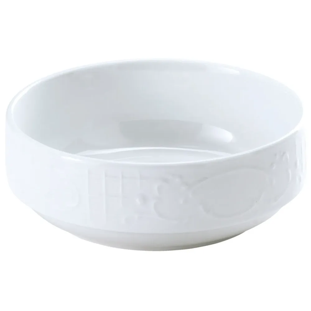 PULSIVA Schale Sinfonie; 310 ml, 12x4.5 cm (ØxH); weiss; rund; 6 Stück / Pack