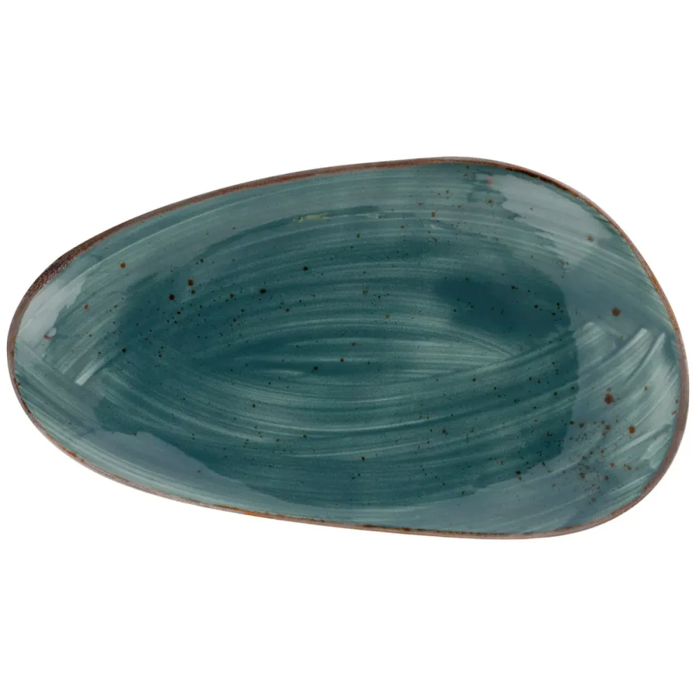 VEGA Platte Nebro organisch; 17x10x3 cm (LxBxH); blau; 6 Stück / Pack