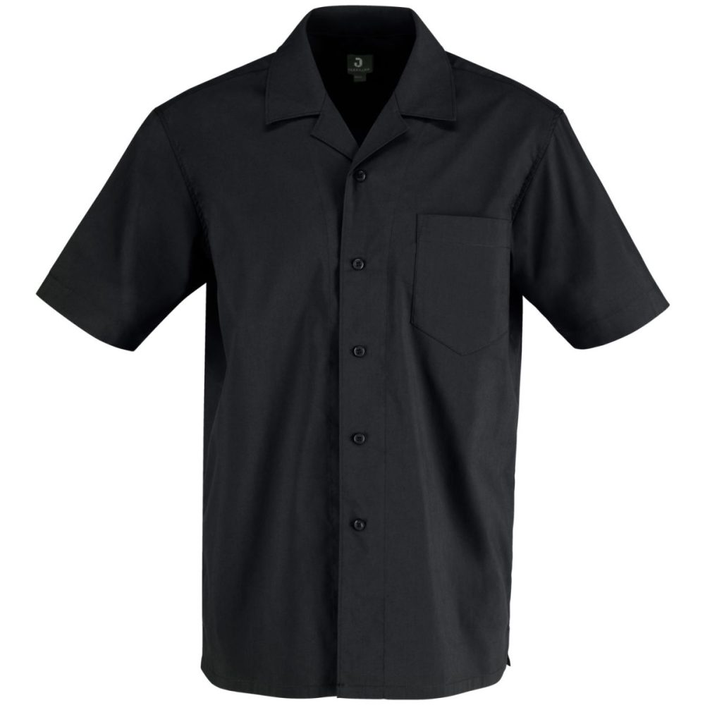JOBELINE Herren Hemd Magnum Kurzarm; Kleidergrösse 41/42; schwarz