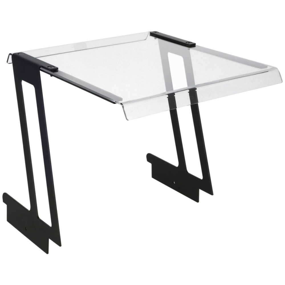 VEGA Hygieneschutz Esino GN 1/2; 33x28.1x29.5 cm (LxBxH); transparent/schwarz; rechteckig