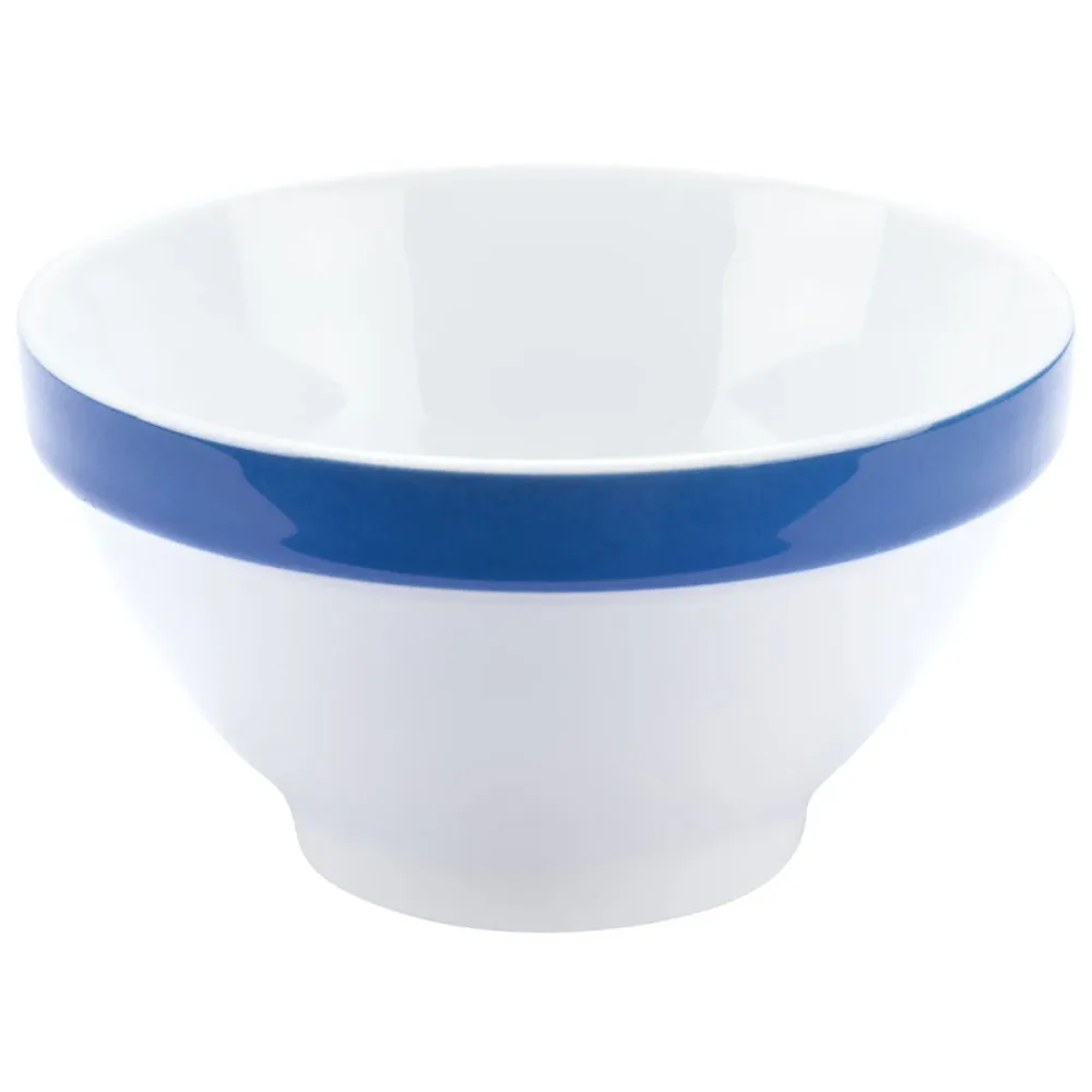 PULSIVA Schale Multi-Color; 440 ml, 13.8x7.1 cm (ØxH); weiss/blau; 6 Stück / Pack