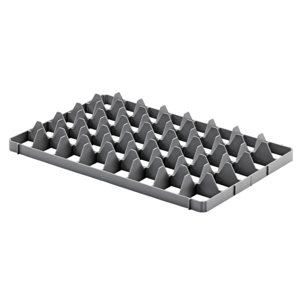 Ringoplast Fachwerkeinsatz Komfort Ø 6,7cm / unten; 60x40x6.2 cm (BxTxH); grau