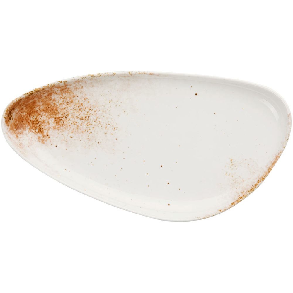 VEGA Platte Purior; 30.5x16x2.6 cm (LxBxH); weiss/braun; 6 Stück / Pack