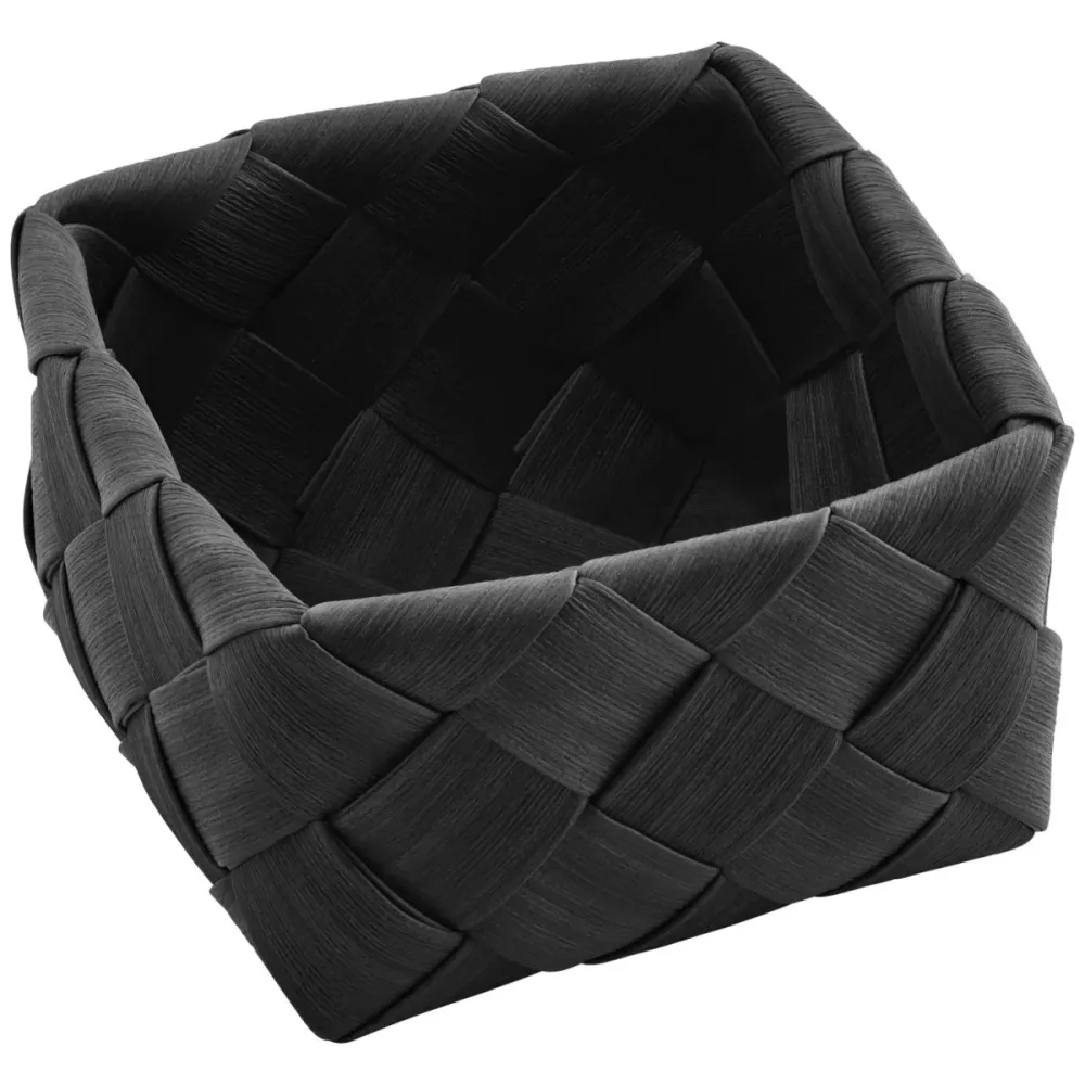 VEGA Brotkorb Larina quadratisch; 15x15x9 cm (LxBxH); schwarz; quadratisch; 4 Stück / Pack