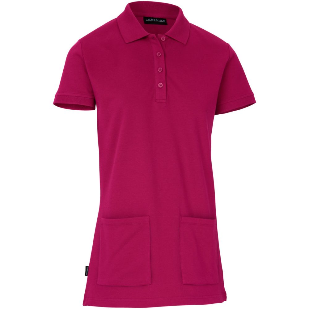JOBELINE Damen-Polo Cato Comfort; Kleidergrösse XL; brombeer