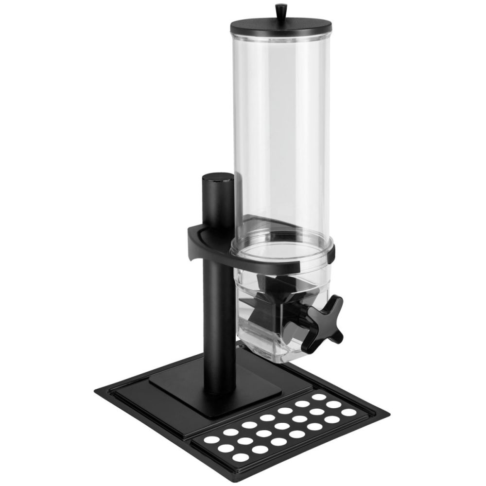 VEGA Müslidispenser Hamshire einzeln GN 1/2; 4000 ml, 26.5x32.5x56.2 cm (LxBxH); schwarz