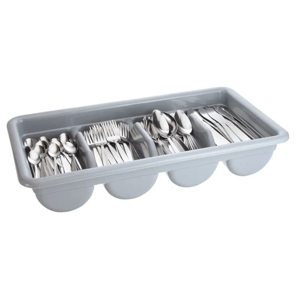 PULSIVA Besteckbehälter Mulde; 52x28.5x9.5 cm (LxBxH); grau
