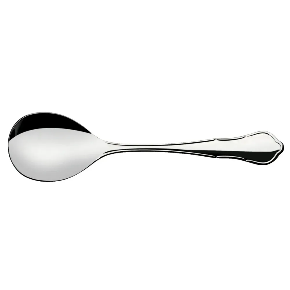 VEGA Servierlöffel Chippendale; 22.4 cm (L); silber, Griff silber