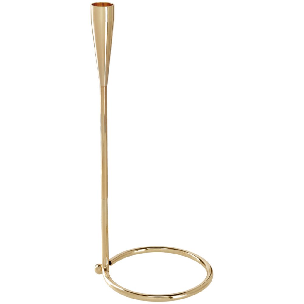 Kerzenhalter Babuna; 12x31 cm (ØxH); gold