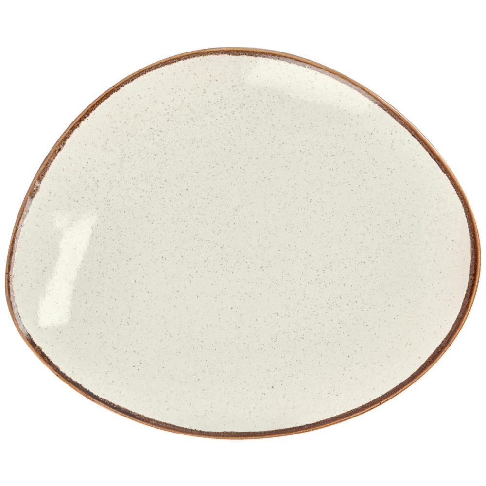 VEGA Teller flach Sidina organisch; 32x26.5 cm (LxB); beige; organisch; 6 Stück / Pack