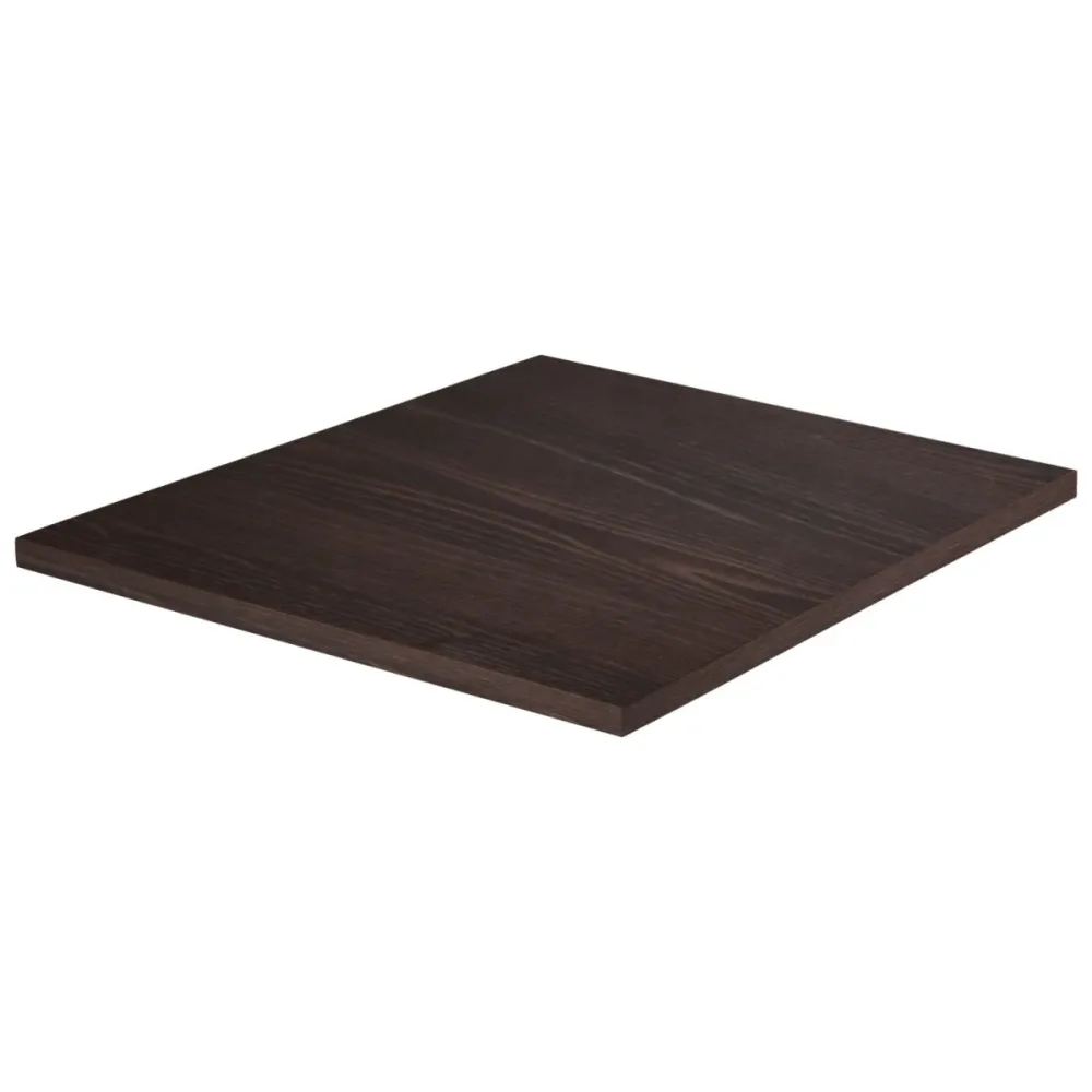 VEGA Indoor-Tischplatte Maliana quadratisch; 60x60 cm (LxB); eiche/wenge; quadratisch