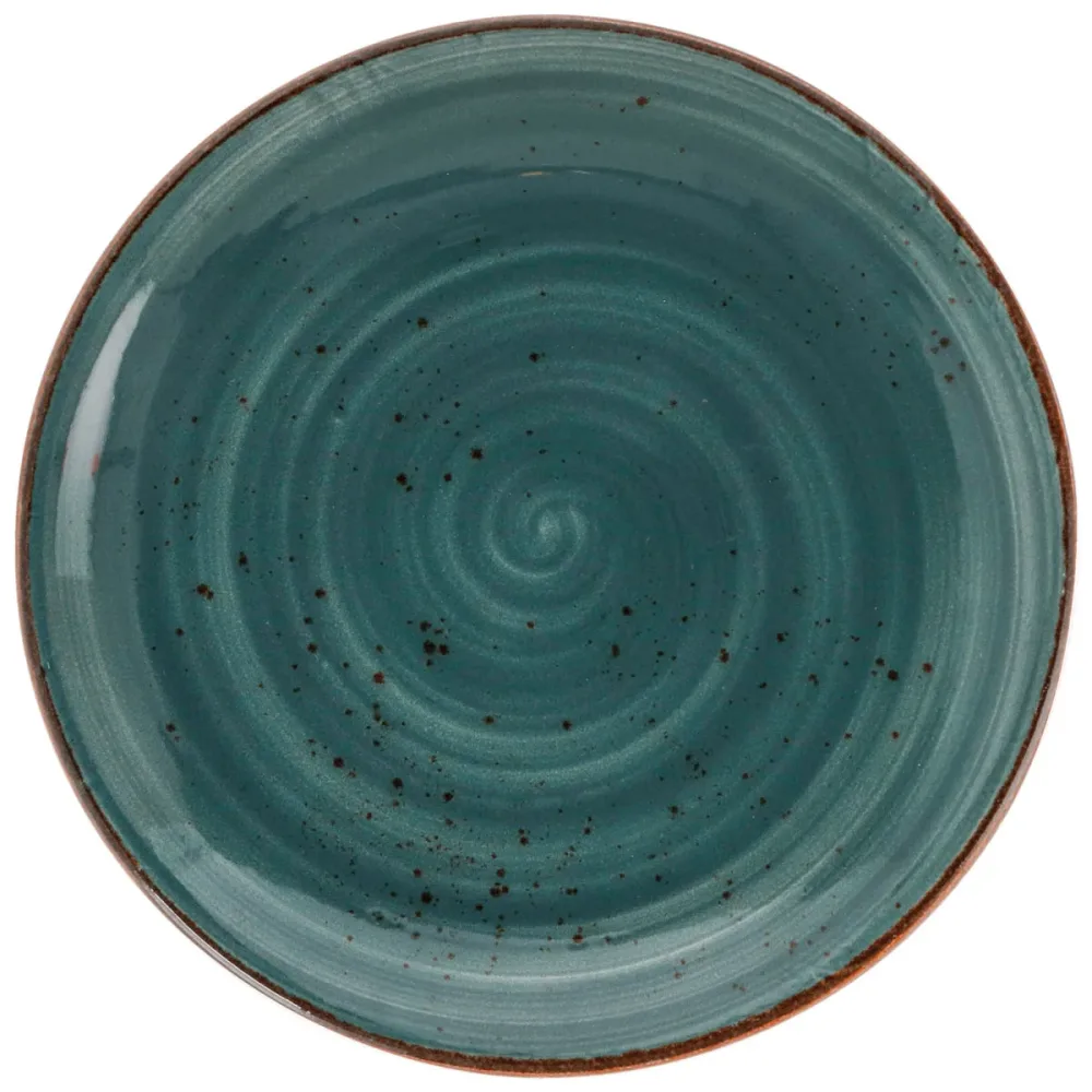 VEGA Teller Nebro flach; 25 cm (Ø); blau; rund; 6 Stück / Pack