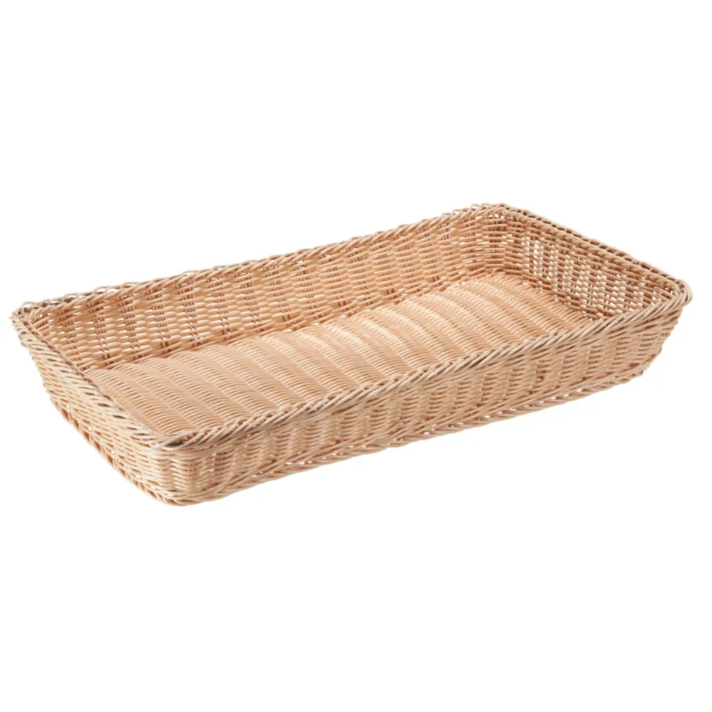 PULSIVA Brotkorb Patetico; GN 1/1, 53x32.5x6.5 cm (LxBxH); natur; rechteckig