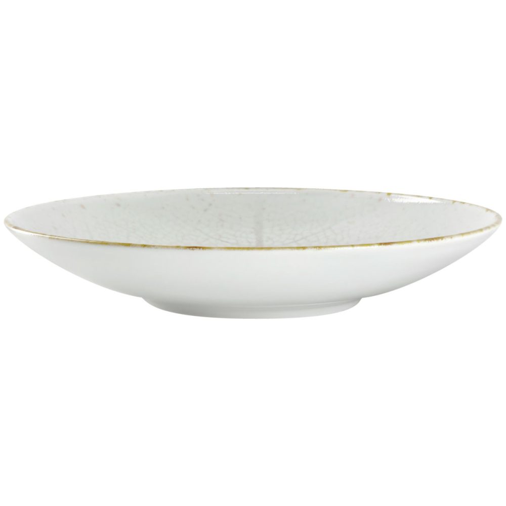 VEGA Teller tief Pianta; 1700 ml, 30x5.5 cm (ØxH); weiss/braun; rund; 6 Stück / Pack