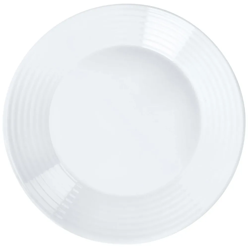 Luminarc Teller Stairo tief; 350 ml, 23.5x3.2 cm (ØxH); weiss; rund; 6 Stück / Pack
