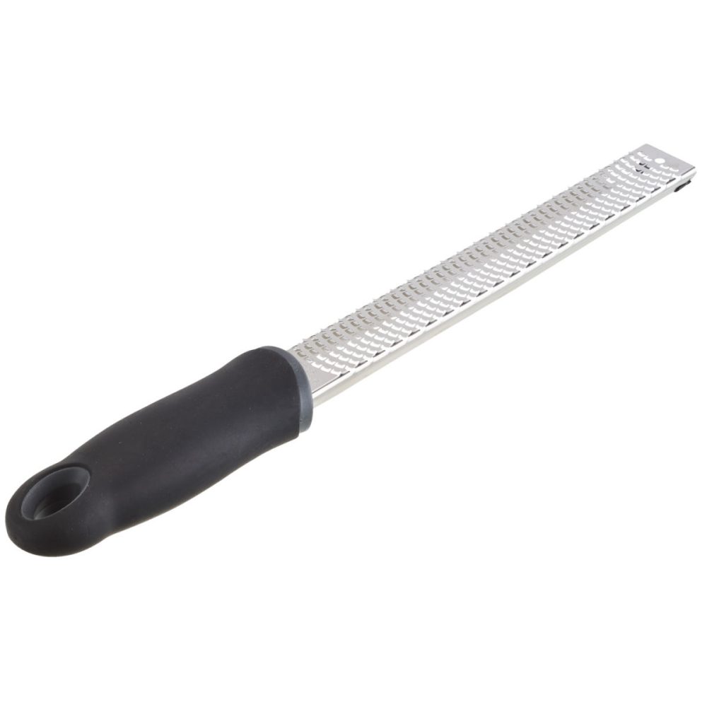 PULSIVA Handreibe Zester; 31 cm (L); edelstahl/schwarz