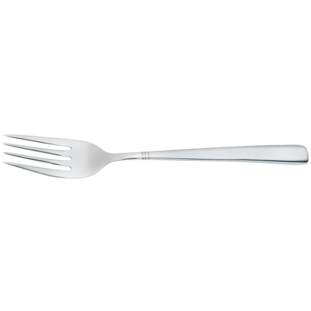 PULSIVA Menügabel Berlin; 19.5 cm (L); silber, Griff silber; 12 Stück / Pack