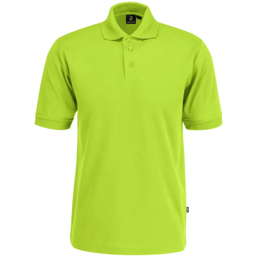 JOBELINE Herren Poloshirt Fly Kurzarm; Kleidergrösse 4XL; apfelgrün