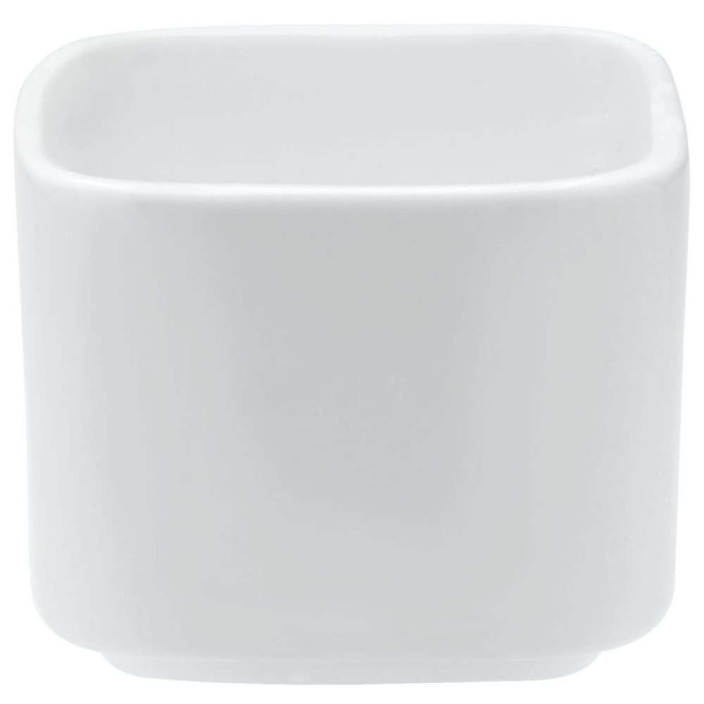 VEGA Mini-Schälchen Ubatuba; 90 ml, 6x6x4.7 cm (LxBxH); weiss; quadratisch; 12 Stück / Pack