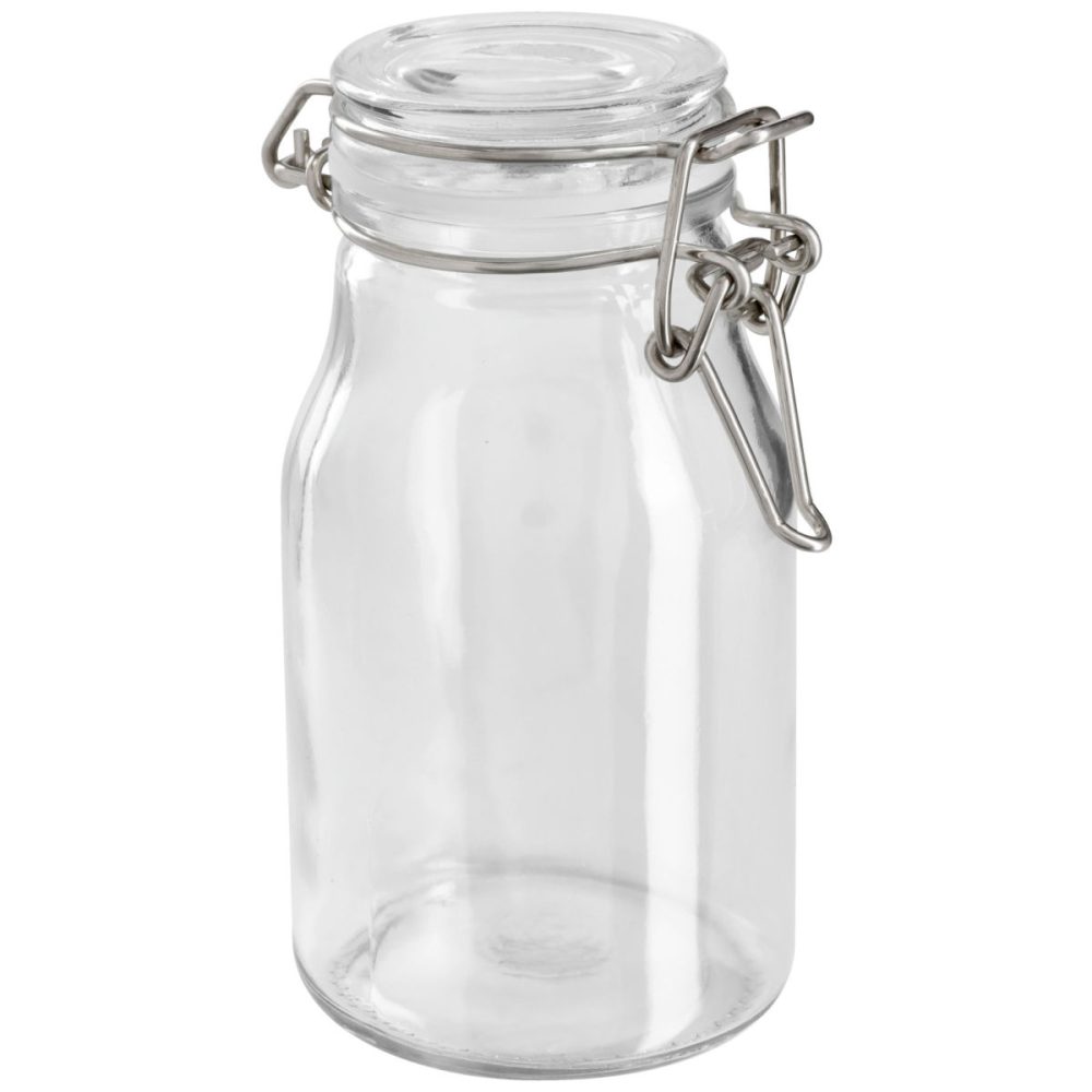 PULSIVA Bügelverschlussglas Larry; 180 ml, 5.9x11.5 cm (ØxH); transparent; 6 Stück / Pack