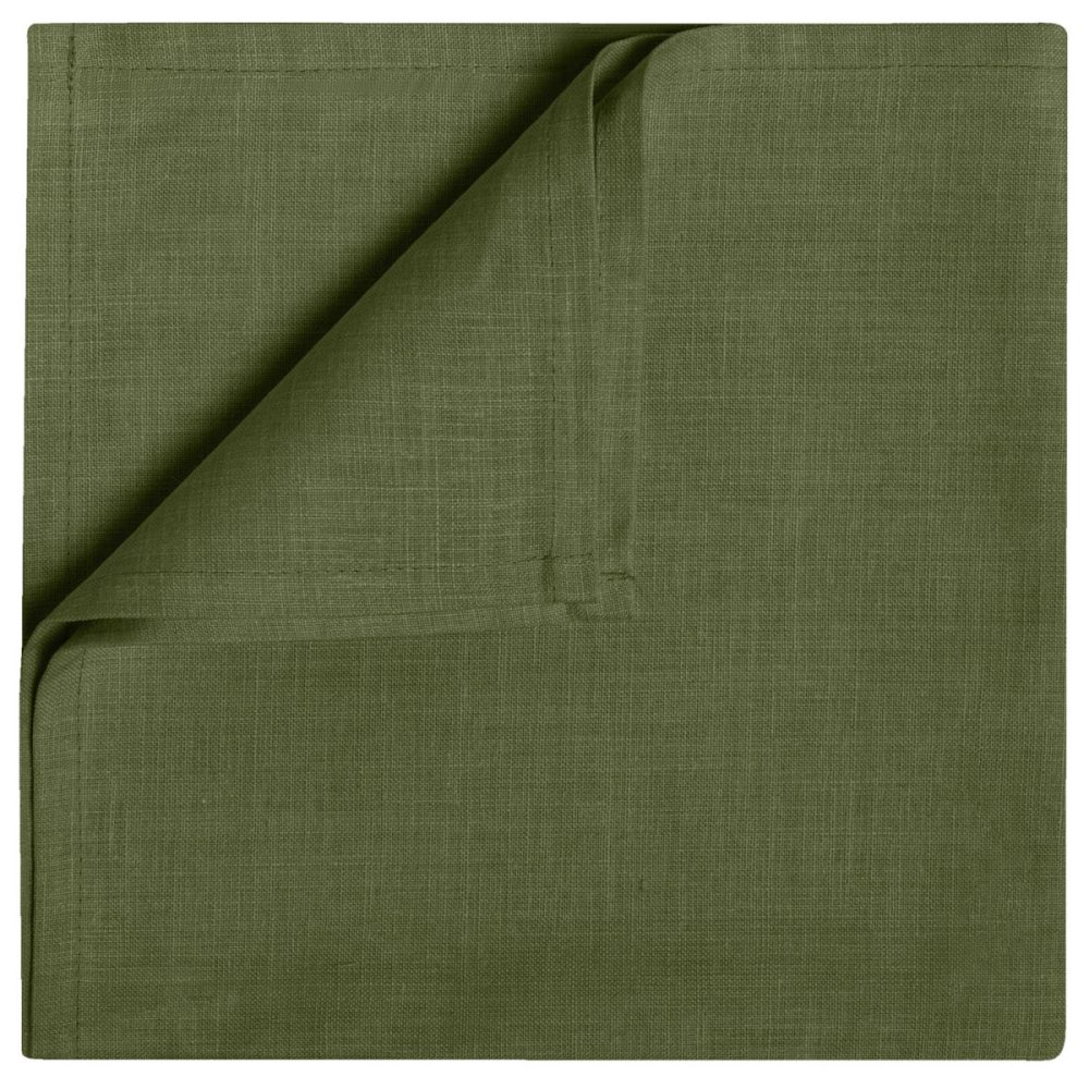 ERWIN M. Serviette Ledana; 50x50 cm (BxL); oliv; 6 Stück / Pack