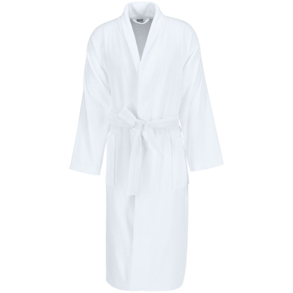 ERWIN M. Bademantel Nera; Kleidergrösse 2XL/3XL; weiss
