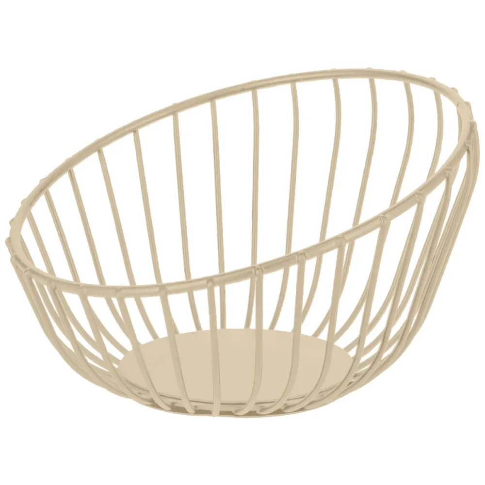VEGA Obst- und Brotkorb Ciconia; 16x10 cm (ØxH); beige; rund