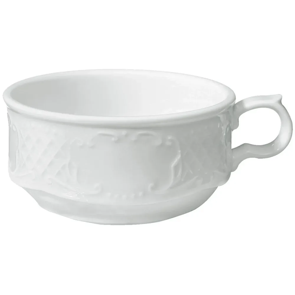VEGA Tee-Obertasse Menuett; 220 ml, 9.7x5 cm (ØxH); weiss; rund; 6 Stück / Pack