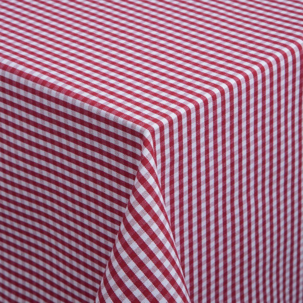 ERWIN M. Tischdecke La Villa; 100x100 cm (BxL); rot; quadratisch