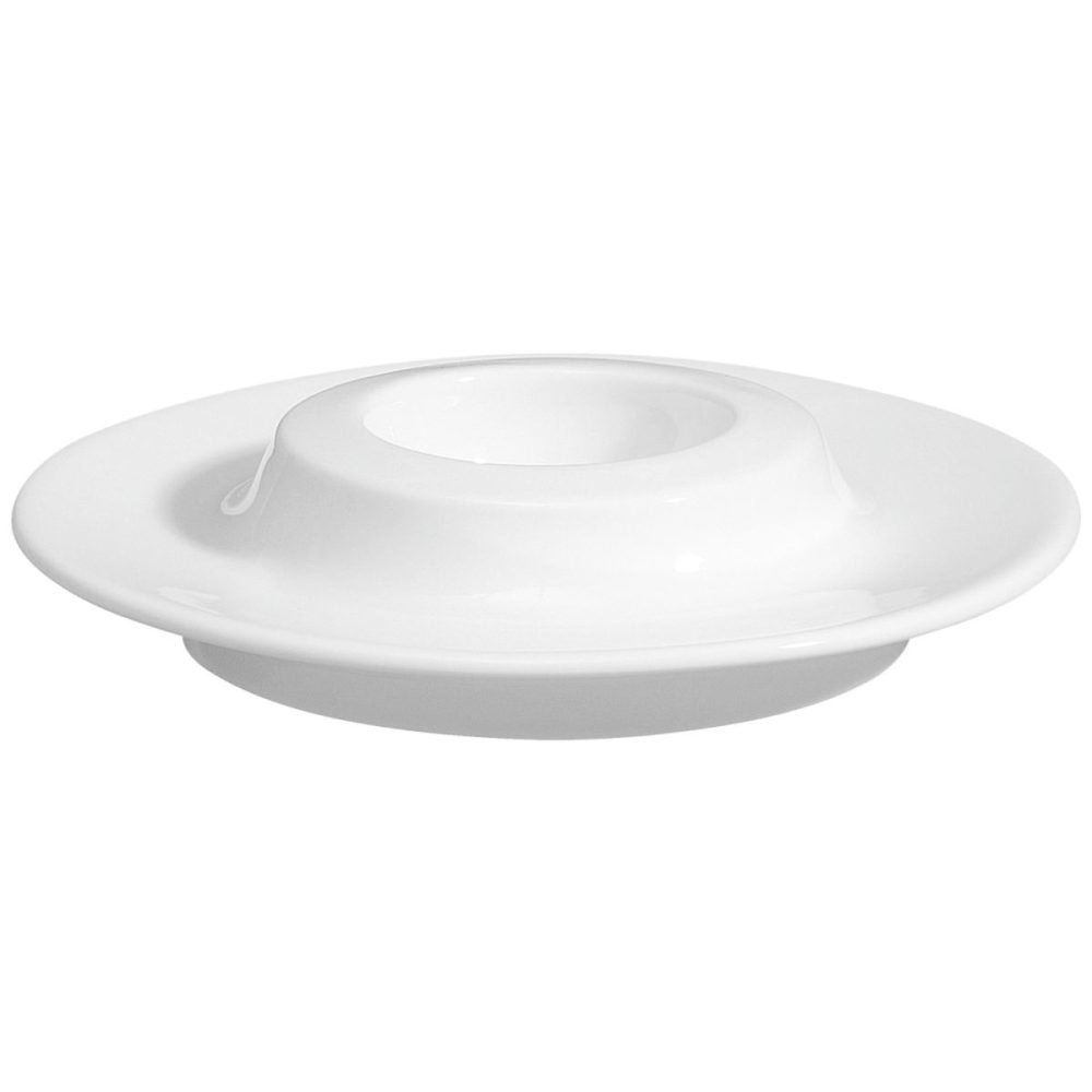 VEGA Eierbecher Base flach; 12 cm (Ø); weiss; rund; 6 Stück / Pack