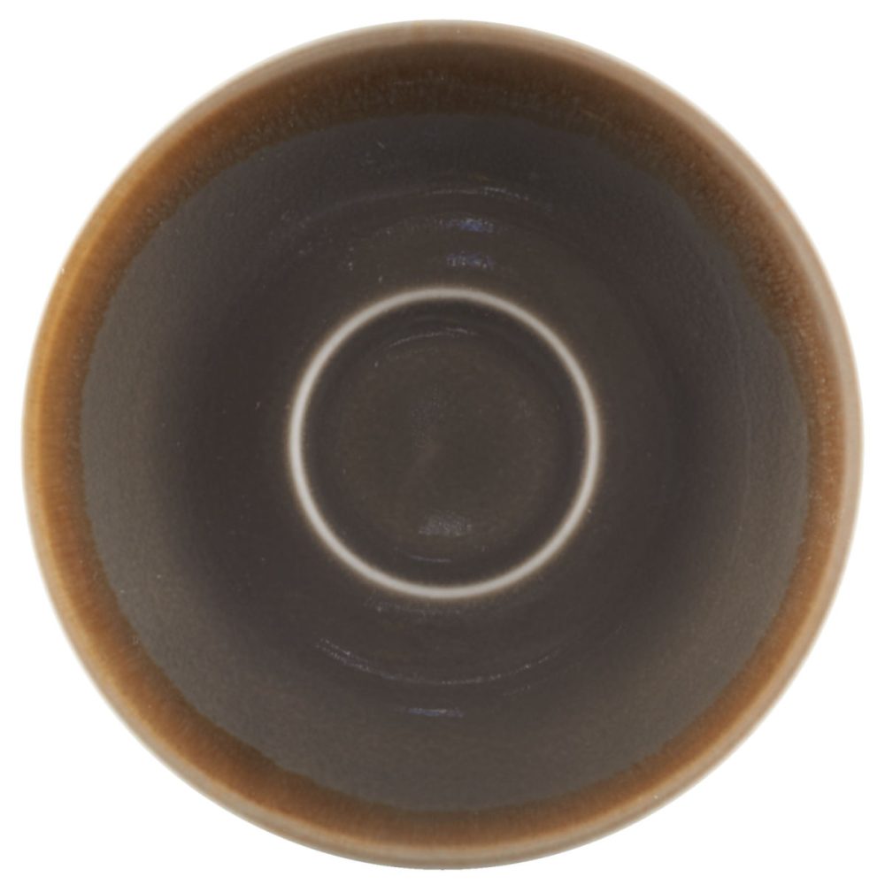 PULSIVA Espresso-Untertasse Glaze 2.0; 11.5 cm (Ø); grau; rund; 6 Stück / Pack