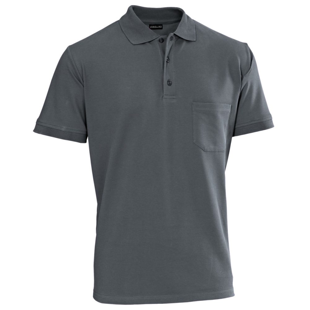 JOBELINE Herren Poloshirt Cato Kurzarm; Kleidergrösse S; graphit
