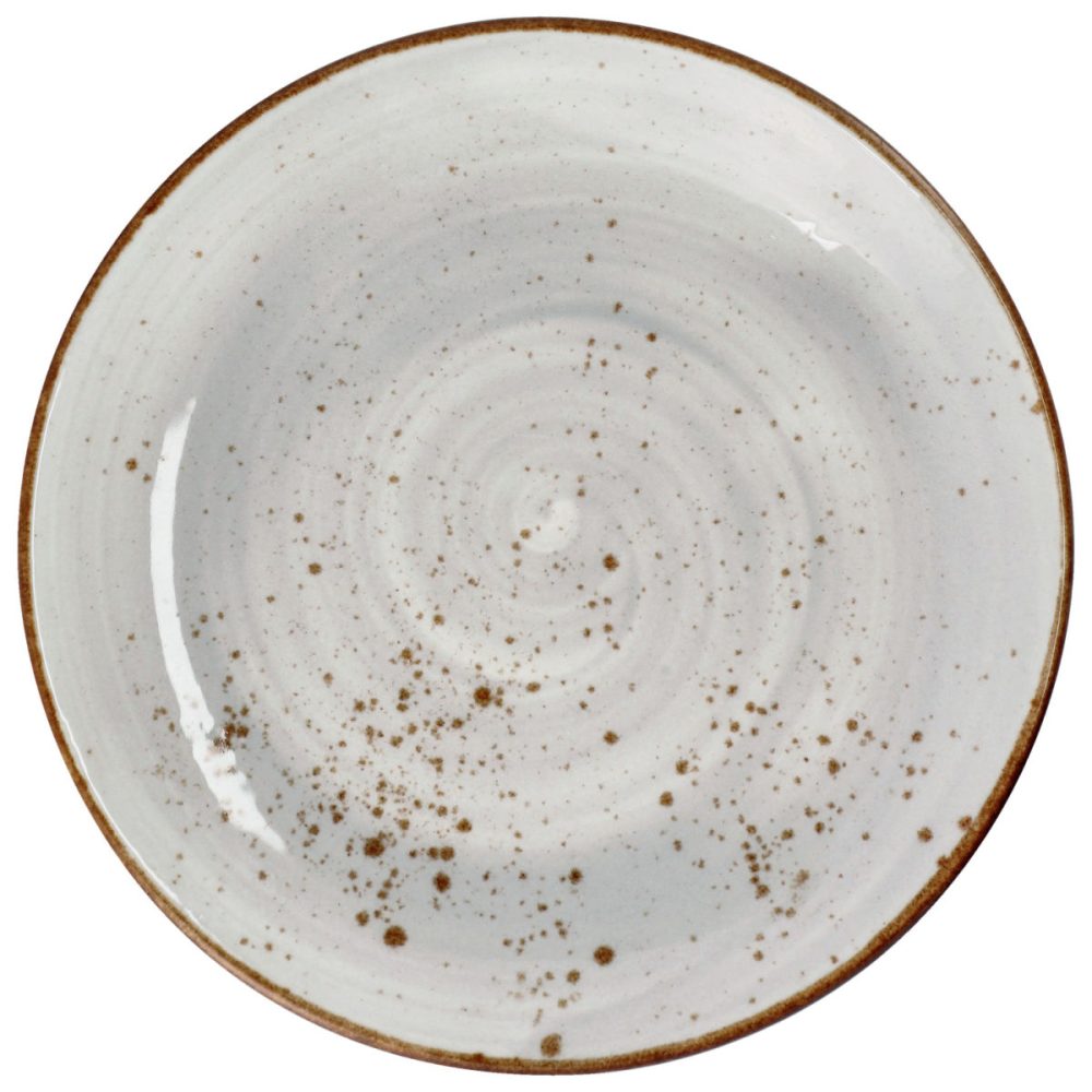 VEGA Teller flach Nebro; 20 cm (Ø); hellgrau; rund; 6 Stück / Pack