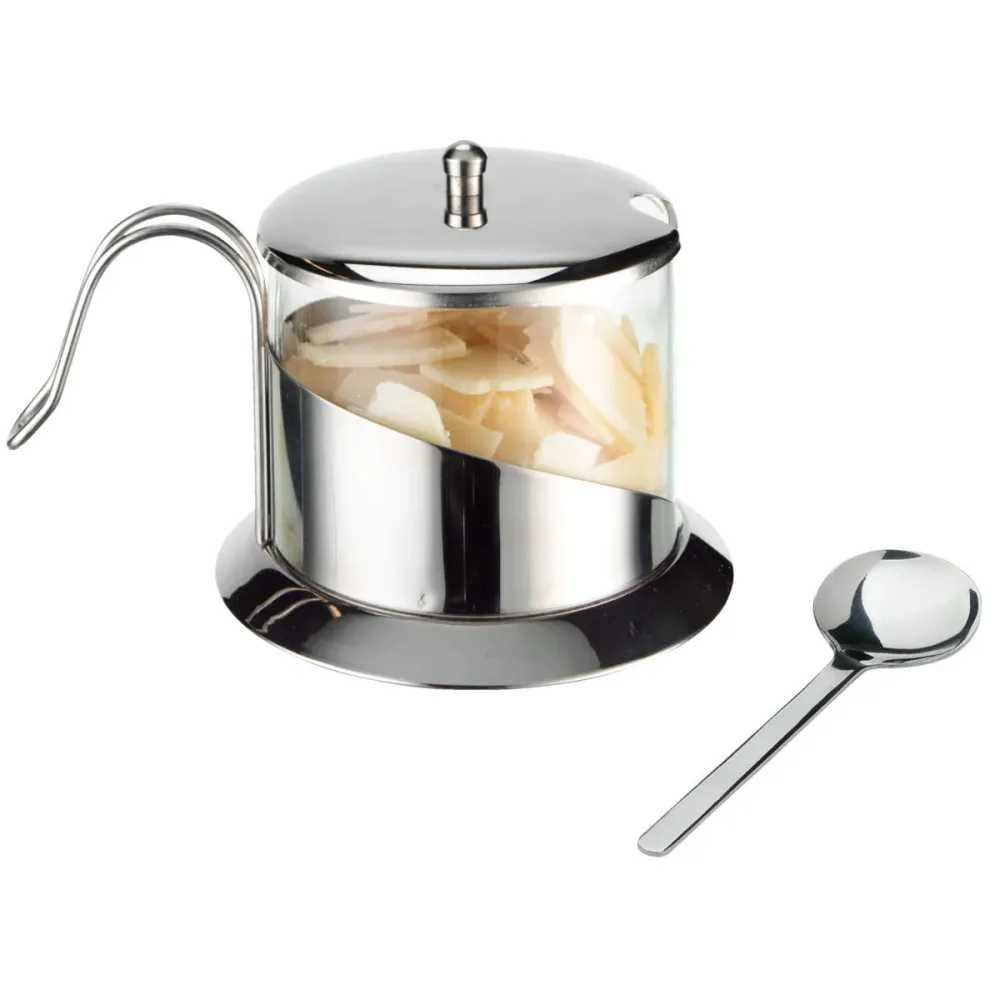 PULSIVA Parmesandose Fondo; 300 ml, 8.5x9.5 cm (ØxH); silber