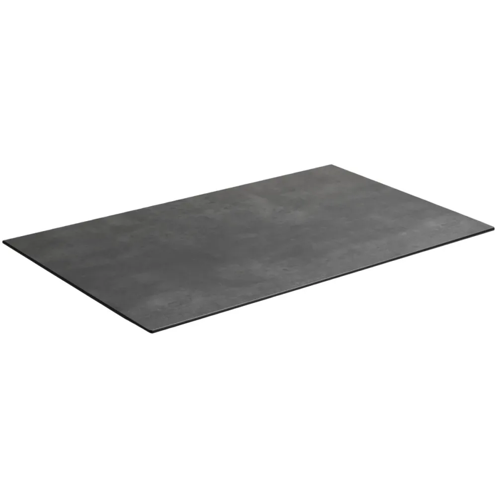 VEGA Outdoor Tischplatte Lift rechteckig; 130x80 cm (LxB); beton; rechteckig