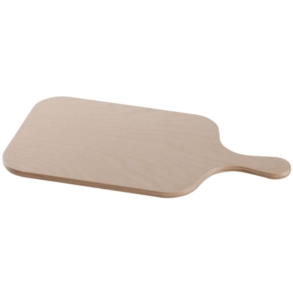PULSIVA Flammkuchenbrett Le Petit; 26x19x0.8 cm (LxBxH); natur; rechteckig; 5 Stück / Pack