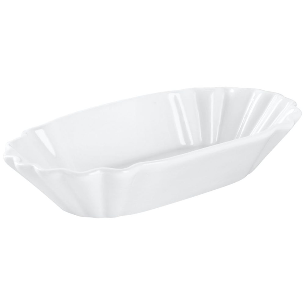 PULSIVA Pommesschale Apa; 300 ml, 21x11x3 cm (LxBxH); weiss; rechteckig; 6 Stück / Pack