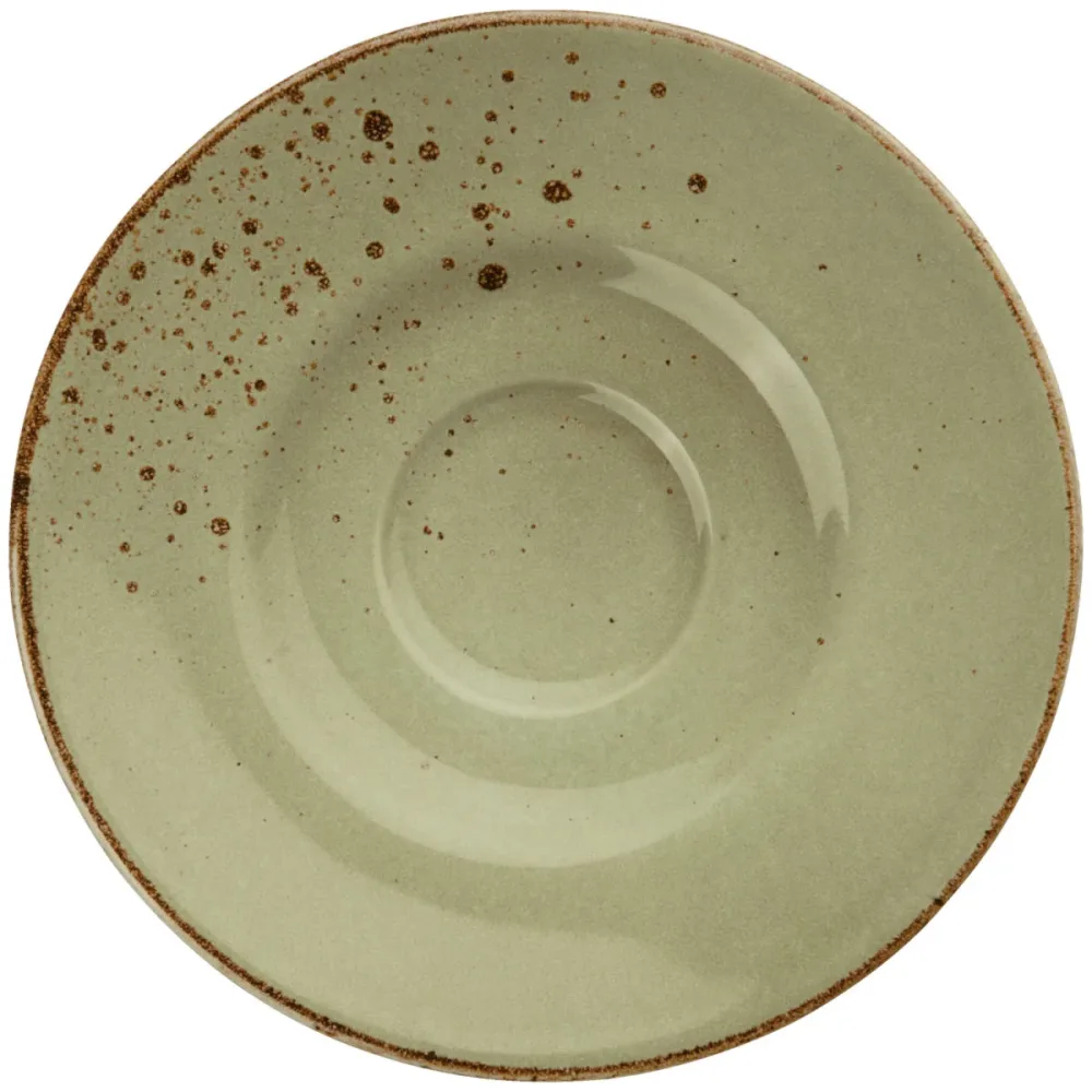 VEGA Kaffee-Untertasse Palana; 16.5 cm (Ø); lindgrün; rund; 6 Stück / Pack