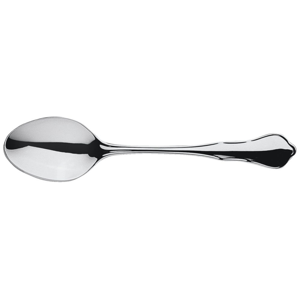 PULSIVA Kaffeelöffel Malaga II; 14.3 cm (L); silber, Griff silber; 12 Stück / Pack