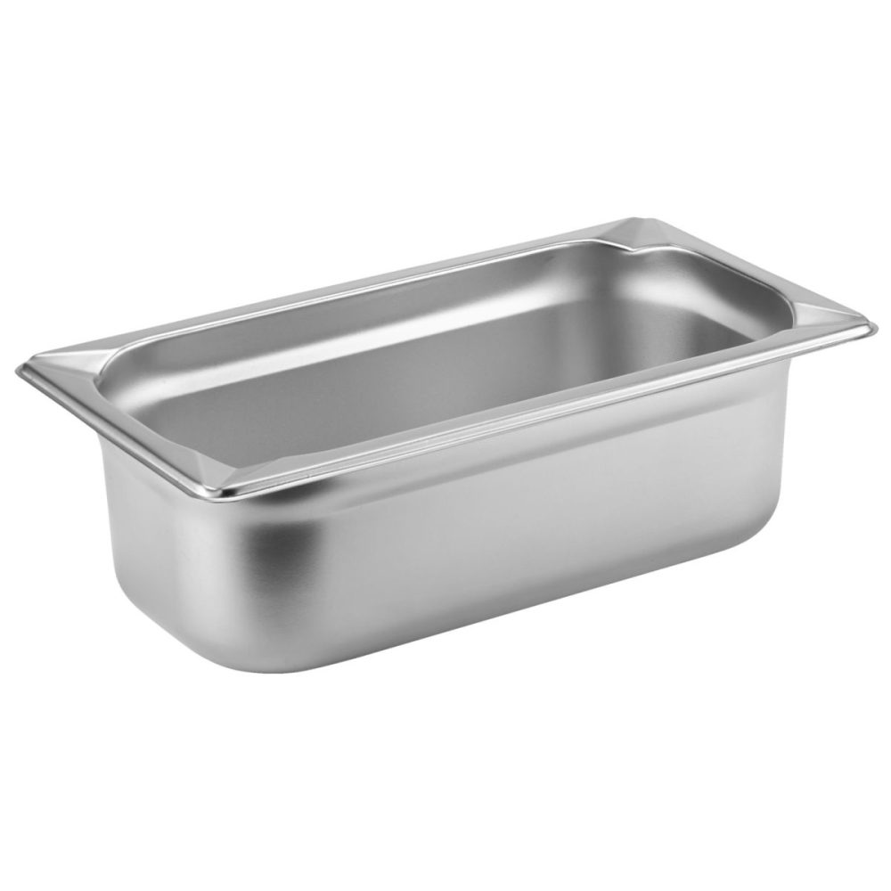 PULSIVA GN-Behälter 1/3 Profi; GN 1/3, 3700 ml, 32.7x17.6x10 cm (LxBxT); edelstahl