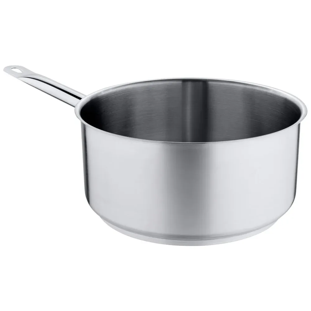 PULSIVA Stielkasserolle Chef hoch; 5000 ml, 24x11.5 cm (ØxH); silber